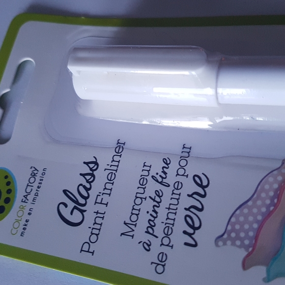 Glass Paint Fineliner Marker 3ml (White) - Picture 3 of 7